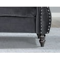 thumbnail image 5 of Uspridefurniture Adibah Velvet 60" Rolled Arms Loveseat,Gray, 5 of 5