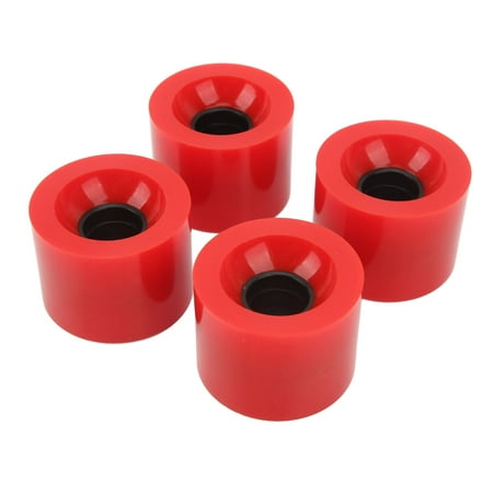 

Land Surfboard Wheel Skateboard Wheels Wear Resistant For Ramp Sidewalk Cement Road Red