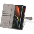 thumbnail image 6 of for Samsung Galaxy Z Fold 3 5G Cartoon Cute Wallet Case,Cat Dog Style Flip Phone Cover with ID Card Holder PU Leather Cases for Samsung Galaxy Z Fold 3 5G MG Grey, 6 of 14