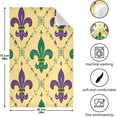 thumbnail image 3 of Coolnut Mardi Gras Lily Kitchen Dish Towel Set 1Pcs,Dishcloths Sets Fast Drying Kitchen Towels Tea Towels Gift Set for Drying Cleaning Cooking Baking366 Wash cloth, 3 of 7