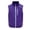 hgg147-Purple, variant on Men's Summer Solid Color Outdoor Cooling Vest with 5V Fan Sleeveless Mandarin Collar Lightweight Breathable Air Conditioner Work Jacket