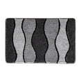 thumbnail image 1 of Bathroom Rug Mat Extra Soft Absorbent Bath Rugs Shower Floor Rugs Soft Carpets for Bathroom Shower Non-Slip Washable, Quick Dry Bathroom Essentials for Home Spa Bathroom Laundry Decor, 16x24 Inch, 1 of 6