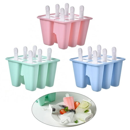 

tooloflife Silicone Ice Lolly Moulds Popsicle Ice Cream Making Reusable