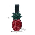 thumbnail image 3 of Motique Accessories Adorable Studded Pineapple Hair Clip, Alligator Clip for Little Girls - Red, 3 of 4