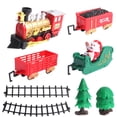 thumbnail image 2 of LOVEVER Liquidation Train Électrique de Noël Jouet pour Enfants Mini Train Simulation Jouet Cadeau Éclairage Rétro Assemblage Musical Voiture Électrique Meilleur Cadeau, 2 of 9