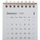 thumbnail image 4 of Mini calendario de escritorio 2026: pequeño calendario de mesa plegable de pie, planificador mensual de uso diario para escritorio, oficina, decoración del hogar., 4 of 6