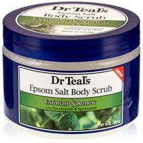 Dr Teal's Exfoliate & Renew with Eucalyptus Spearmint Epsom Salt Body Scrub, 16 oz