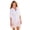 White, variant on Women's Plus Size Eyelet Cover-Up Shirt