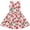 Pink, variant on SONXAHE Toddler Girls Dress Sleeveless Floral Print Crew Neck A Line Dresses Soft Breathable Casual Dresses Blue
