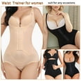 thumbnail image 6 of COMFREE Women's Waist Trainer Shapewear Tummy Control Corset Full Body Shaper Cincher Tank Top with Adjustable Straps, 6 of 7