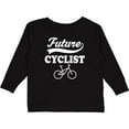 thumbnail image 3 of Inktastic Future Cyclist Childs Bicyle Boys or Girls Long Sleeve Toddler T-Shirt, 3 of 5