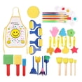 thumbnail image 1 of Esponjas para pintar con los dedos para niños, juego de pinceles para pintar con esponja oso de fresa Hogar, 1 of 4