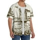 thumbnail image 2 of Fotbe Dutch Windmill Camisa Estampada de Manga Corta para Hombre, Casual de Verano, Estilo Playero, Sin Arrugas-Medium, 2 of 5