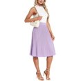 thumbnail image 2 of ZXIHZF Jupe Midi Plissée Fluide en Chiffon Classique pour Femmes, 2 of 6