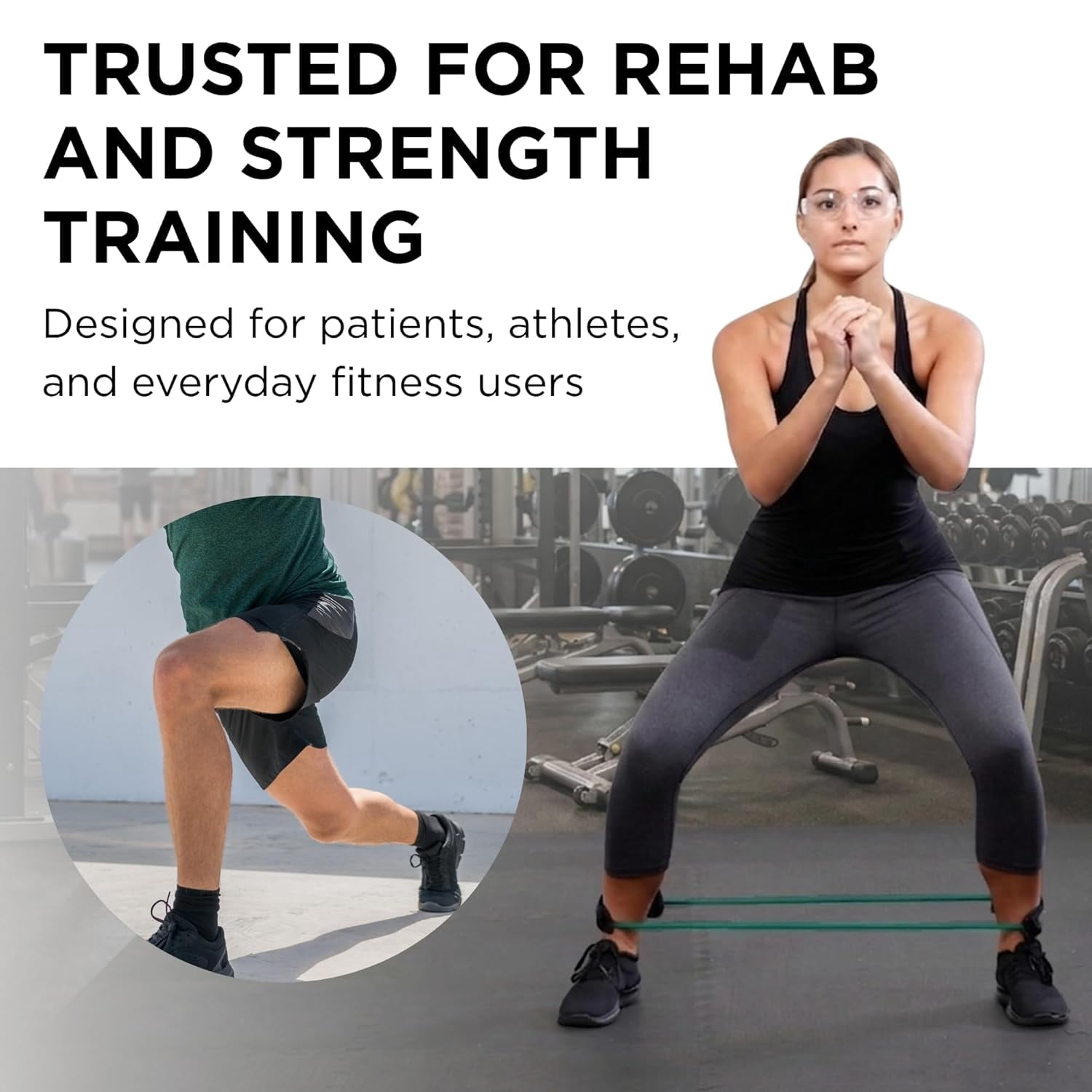THERABAND Resistance Tubes, 12 IN, Green, Heavy Thickness, 4.6 LBS Resistance, Level 4