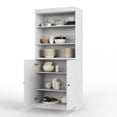 thumbnail image 5 of Palace Imports 100% Solid Wood 32" Pantry Cabinet, Solid Wood Doors, White, 5 of 6
