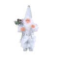 thumbnail image 1 of DJKDJL Christmas Decorations Trendy Small Santa Claus Figurines Standing Santa Statue Miniature Collection Hanging Santa Claus Pendant For Christmas Tree,Fireplace,Tabletop Centerpieces, 1 of 1