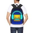 thumbnail image 5 of Lsque Geometry Dash Backpack for Men and Women - Durable 600D Oxford Cloth -Large Capacity, Water-Resistant School, Travel, and Hiking Bag, 5 of 7