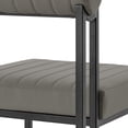 thumbnail image 6 of Joana Anastasia 5 Piece Round Dining  Set with Light Gray Faux Leather, 6 of 8