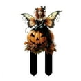 thumbnail image 3 of Fairy Garden D Ecor 8 Pack Acrylic Outdoor Stake Signs (5.6"x7.9") Whimsical Pumpkin & Designs For Yard & Planters Weather, 3 of 4