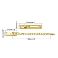 thumbnail image 2 of Candado de seguridad para puerta de cadena Unique Bargains con cerradura de presión anti-robo con resorte dorado, 2 of 3