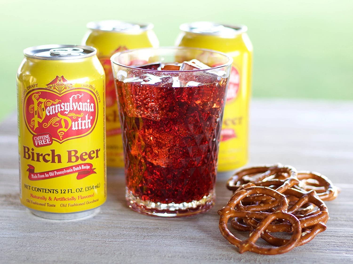 Pennsylvania Dutch PA Dutch Birch Beer by AmishTastes, Protected With High-Density Foam, 12 Oz. Pack of 6