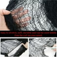 thumbnail image 5 of Twfbrm Halloween Creepy Cloth, Halloween Decarations 30"x72" Spooky Black Gauze Cloth for Haunted-Houses, Scary Freaky Hanging Mesh Fabric Decorative Cheese Cloths for Party Wall Window Porch Yard, 5 of 6