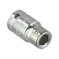 thumbnail image 4 of BTOER 1/4'' Ratchet Socket Adapter 6.3mm-Square Drive To 1/4" Hex Shank Socket Bits Converter Quick Release Screwdriver Holder Adapter, 4 of 9