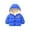 09Blue, variant on Hicidod Toddler Winter Jackets Cute Bear Ears Hooded Long Sleeve Down Coat Fashion Solid Color Lined Fleece Padded Packable Warm Jacket