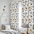 thumbnail image 5 of Blackout Kids Curtains,Cartoon Construction Vehicles Mountains Childrens Insulated Curtains Set Of 2,Bedroom Essentials,Toddler Room Decor 52"x84", 5 of 5