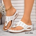 thumbnail image 5 of Lovskoo Platform Flip Flops for Women, Arch Support Cushion Thong Sandals, Thick Sole Pillow Slippers, Non-Slip Summer Beach Shoes, 5 of 6