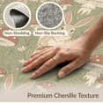 thumbnail image 6 of ODIKA Ripple Bunny Whimsical Mushroom Motif Sage Ivory Doormat Bedside for Bedroom, Nursery, RV, Pet Friendly & Kids Safe, 6 of 7
