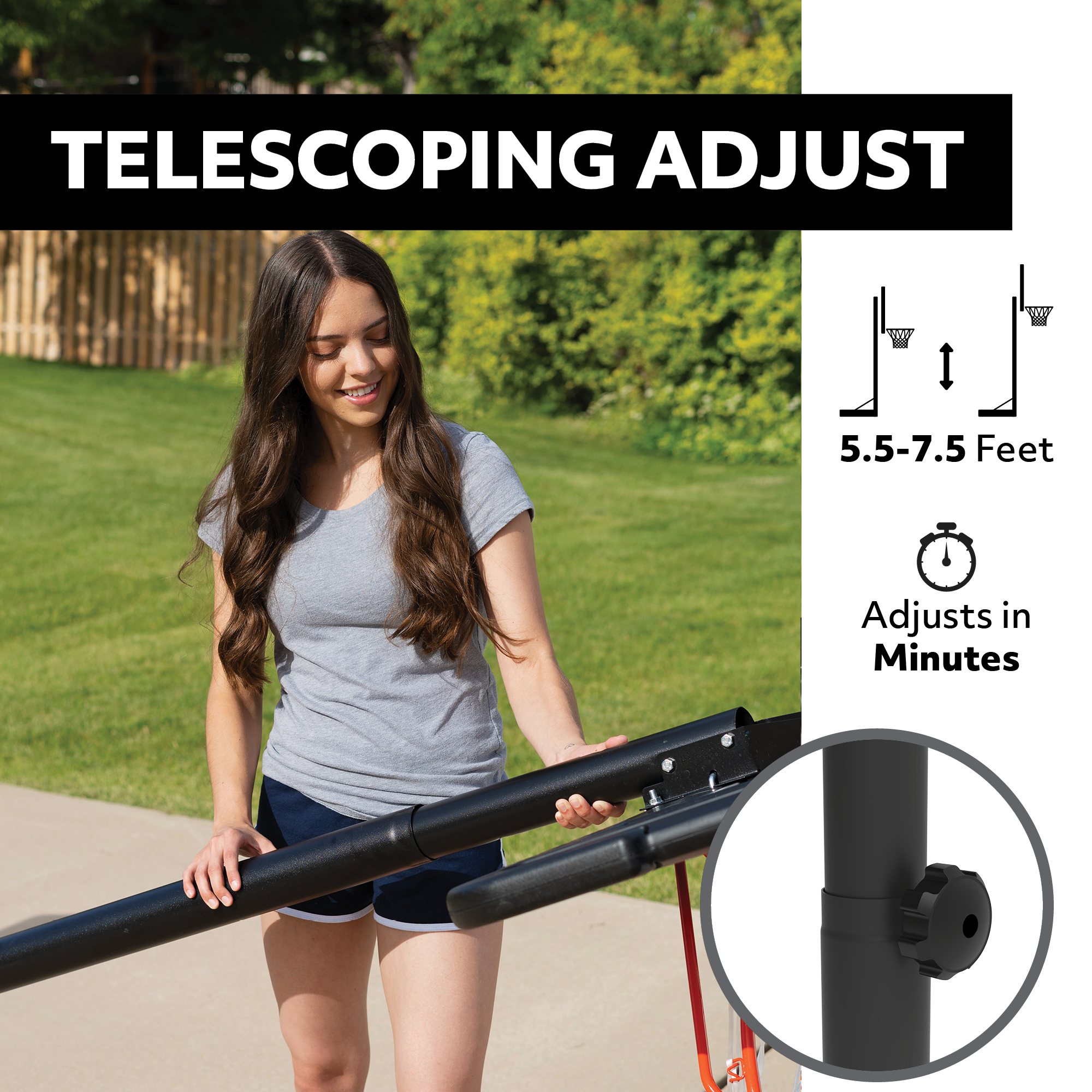 Lifetime Youth Impact 32-Inch Portable Basketball Hoop photo 5
