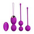 thumbnail image 1 of TFixol Boules de Kegel en Silicone Intelligentes avec Télécommande pour la Récupération et le Plaisir Post-Partum des Femmes, Ensemble de 3 Pcs en Violet, 1 of 5