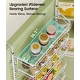 thumbnail image 5 of Asoibopi 8-Tier Adjustable Over the Door Pantry Organizer with 2 Sets Hooks Fits Most Doors, Hanging Spice Rack for Pantry Door Organizer And Storage, White, 5 of 11