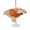 Beige, variant on Outdoor Tablecloth with Umbrella Hole for Patio/Picnic/Party/Camping, Red Gourd Waterproof Table Cloth Rectangle Table Cover Washable, Floral Modern Art Red Beige (52"x 70")
