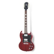 Angle View: Epiphone Limited Edition 1966 G-400 PRO Electric Guitar Cherry
