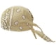 thumbnail image 5 of Gorros de trapo para hombre y mujer, gorro absorbente para el sudor, gorro de pirata ajustable, pañuelo para montar en la cabeza, gorros de ciclismo Beige, 5 of 8
