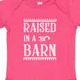 thumbnail image 4 of Inktastic Raised in a Barn in White Boys or Girls Baby Bodysuit, 4 of 5