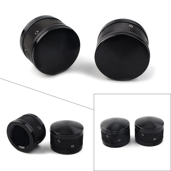 BFY Motorcycle Front Axle Nut Cover Cap For Harley Sportster Softail Road King Fat Boy 2008-2012 2013 2014 2015 2016 2017 1Pair