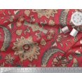 thumbnail image 3 of Soimoi Viscose Chiffon Fabric Leaves & Floral Ethnic Print Fabric by The Yard 42 Inch Wide, 3 of 3