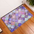 thumbnail image 4 of Alfombrilla absorbente de agua antideslizante con estampado geométrico, alfombrilla para baño y cocina (#3), 4 of 8