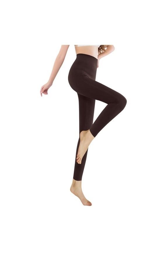 Casual Pants for Womens Fashion Brushed Stretch Lined Thick Tights Warm Winter Warm Leggings Ankle-Length