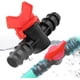 thumbnail image 2 of Interruptor de riego de válvula Válvula de plástico PE Accesorios para acuarios con válvulas Válvula de globo Regulador de válvula utilizado para riego de césped de jardín y pecera 5 piezas, 2 of 5