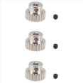 thumbnail image 1 of 3 Piezas 3.175mm Eje Metal Piñón Motor Engranaje 32DP 48DP 64DP M0.6 M0.8 para 1/10 1/8 RC Car 3650 3660,20t, 1 of 5
