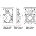 thumbnail image 1 of Micca M-6S Altavoz de pared de 2 vías de 6.5 pulgadas con tweeter de c, 1 of 2
