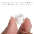 thumbnail image 4 of 4Pcs Snap Rubber Grommet Hole Plug Mount Dia 11mm ID 8mm H 10mm Seal Anti-Scratch for Cable Pipe White, 4 of 5