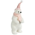 thumbnail image 3 of Northlight Glittery Polar Bear In Winter Hat Christmas Figurine - 10.5", 3 of 6