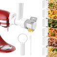 thumbnail image 1 of 6 in 1 Gourmet Pasta Maker Attachment for KitchenAid Stand Mixer,Extruder Pasta Attachment Kitchen Aid Set with 6 Different Shapes Pasta Press Outlet Accessories by KOYOYE, 1 of 6
