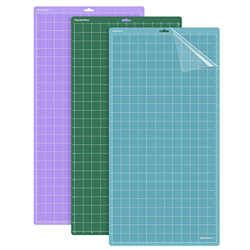 Light Grip Suit for Cricut Strong Silhouette Standard Cutting Mat Variety 6 Packs Adhesive Replacement 12in x 12in x 3 Packs 12in x 24in x 3 Packs. 